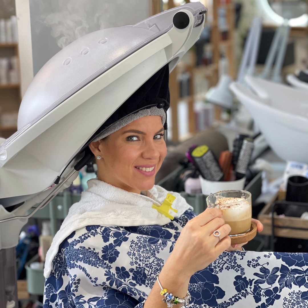 Certified organic hair products at Virginia and Co salon