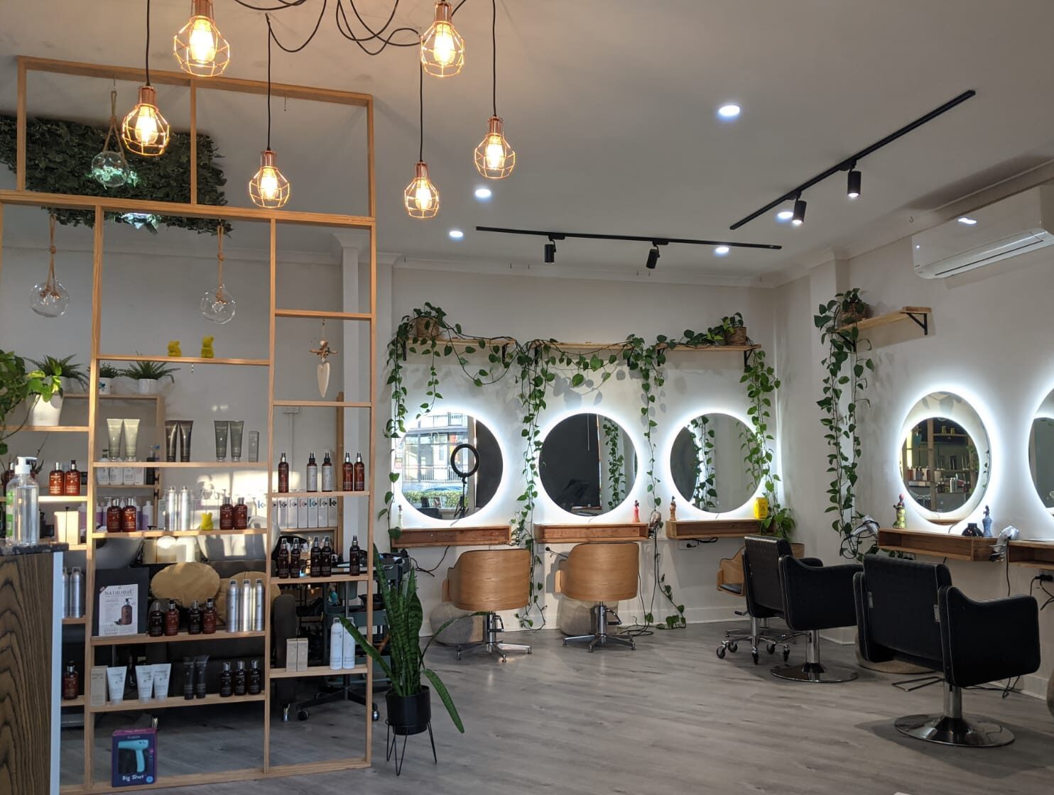 Virginia and Co organic hair salon studio in Applecross, Perth