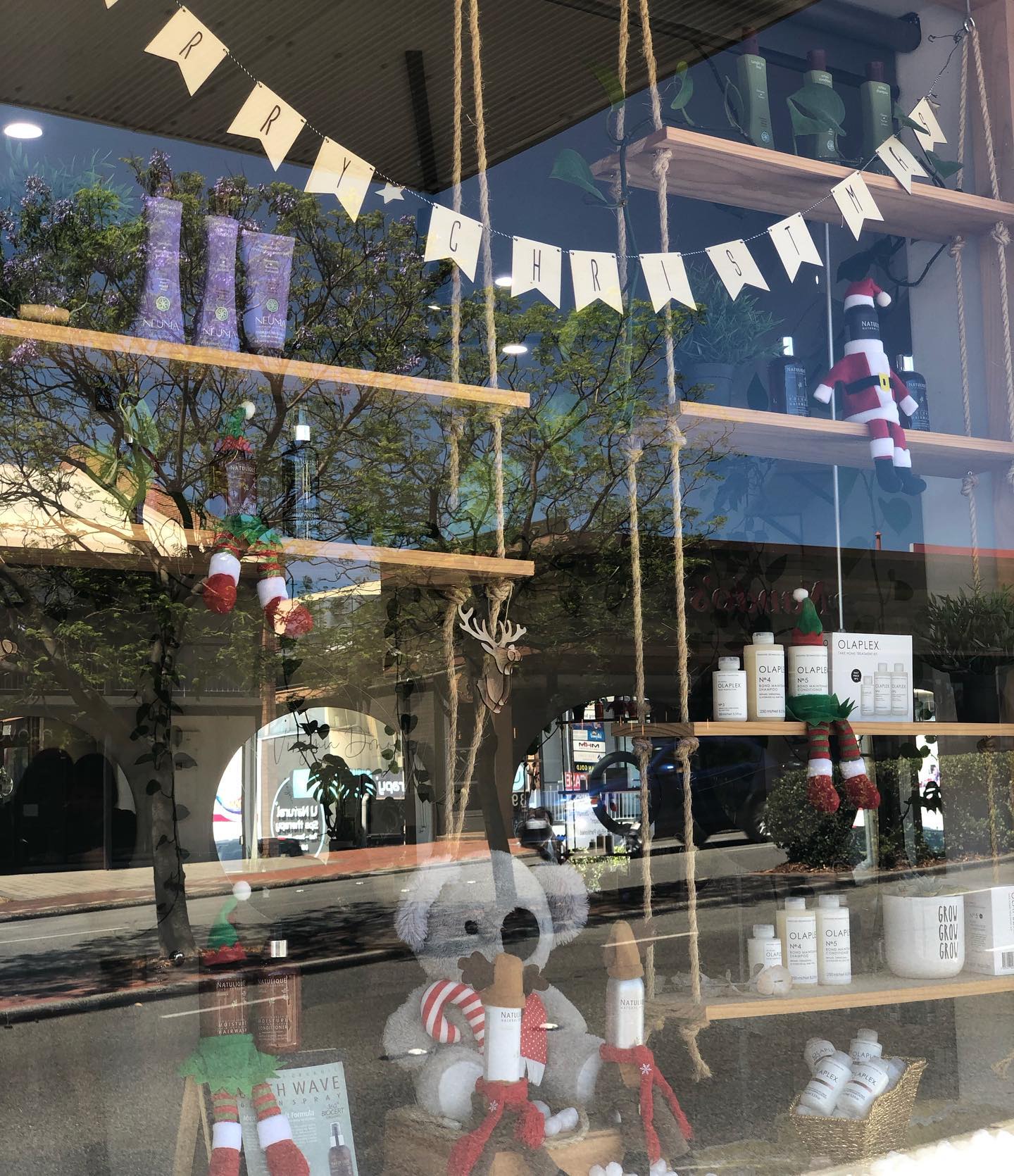 Relaxation area at Virginia and Co boutique hair studio