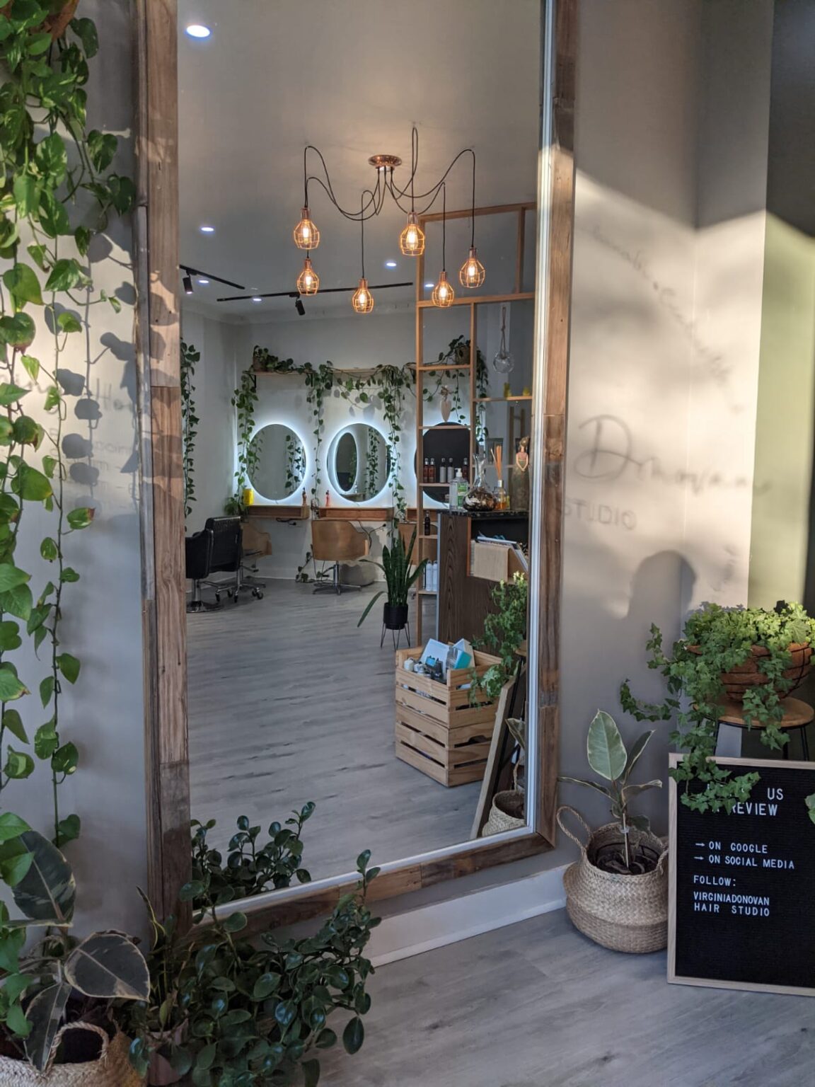 Virginia Donovan, founder and creative director of Virginia and Co organic hair studio in Applecross